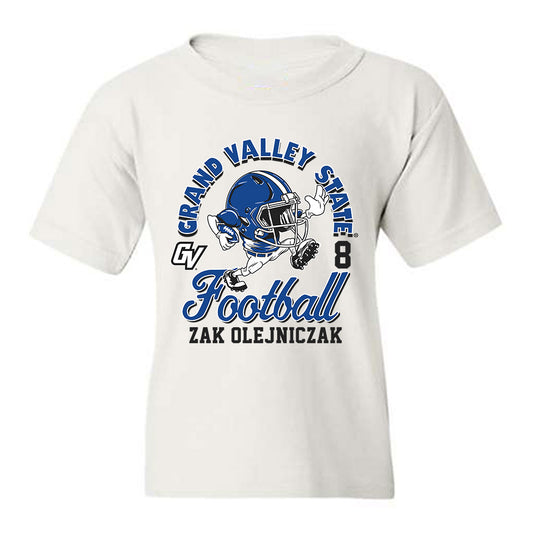 Grand Valley - NCAA Football : Zak Olejniczak - Fashion Shersey Youth T-Shirt-0