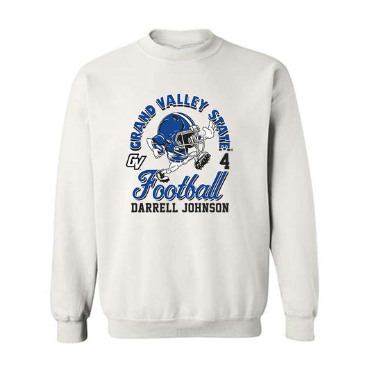 Grand Valley - NCAA Football : Darrell Johnson - Fashion Shersey Crewneck Sweatshirt-0