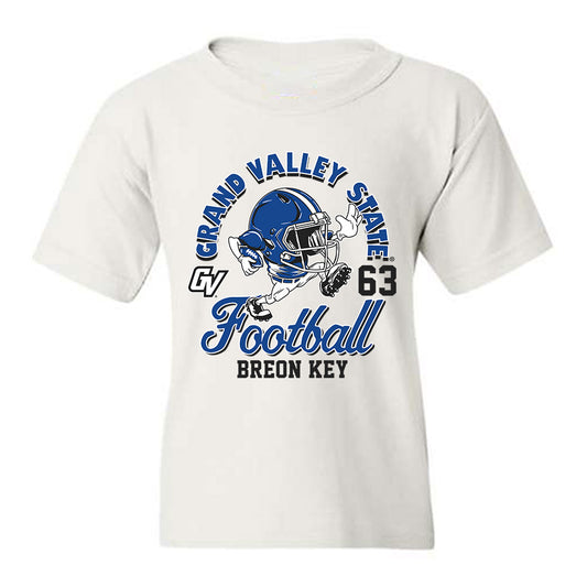 Grand Valley - NCAA Football : Breon Key - Fashion Shersey Youth T-Shirt-0