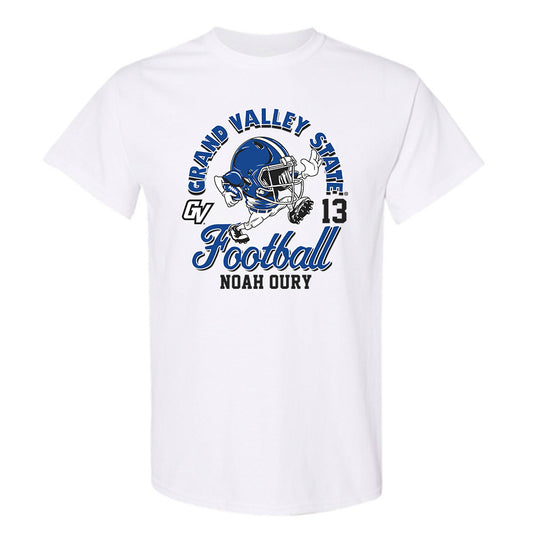 Grand Valley - NCAA Football : Noah Oury - Fashion Shersey T-Shirt-0