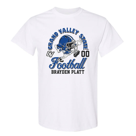 Grand Valley - NCAA Football : Brayden Platt - Fashion Shersey T-Shirt-0