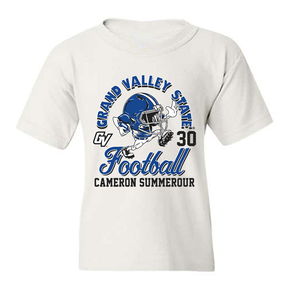 Grand Valley - NCAA Football : Cameron Summerour - Fashion Shersey Youth T-Shirt-0
