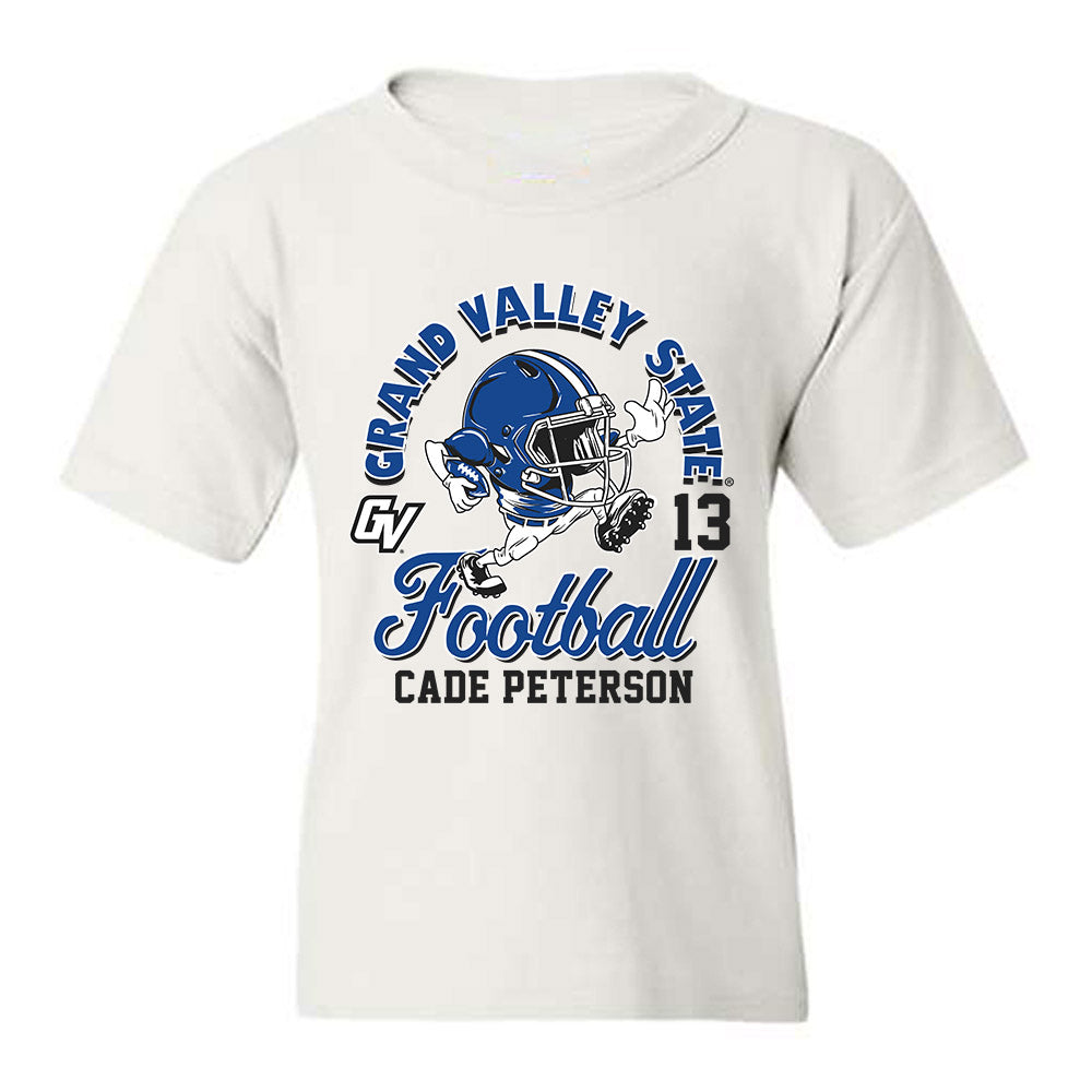 Grand Valley - NCAA Football : Cade Peterson - Fashion Shersey Youth T-Shirt-0