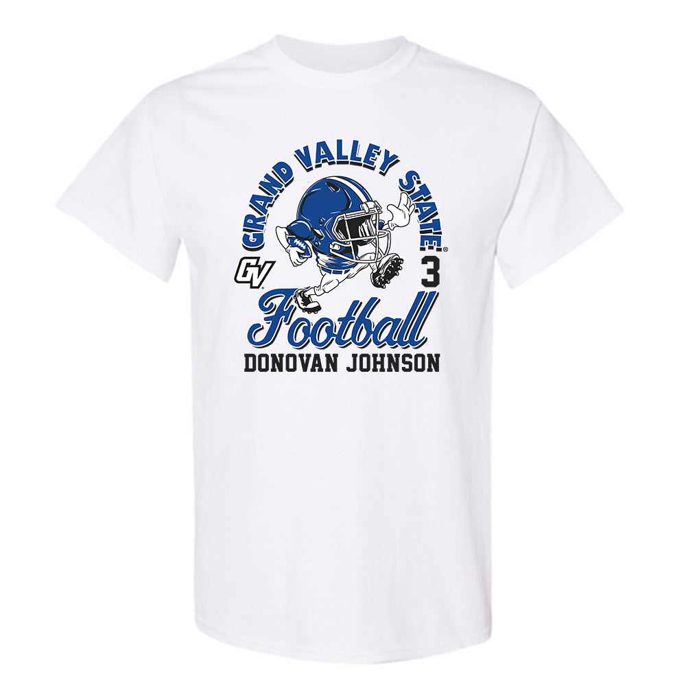 Grand Valley - NCAA Football : Donovan Johnson - Fashion Shersey T-Shirt-0