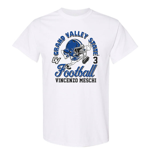 Grand Valley - NCAA Football : Vincenzo Meschi - Fashion Shersey T-Shirt-0