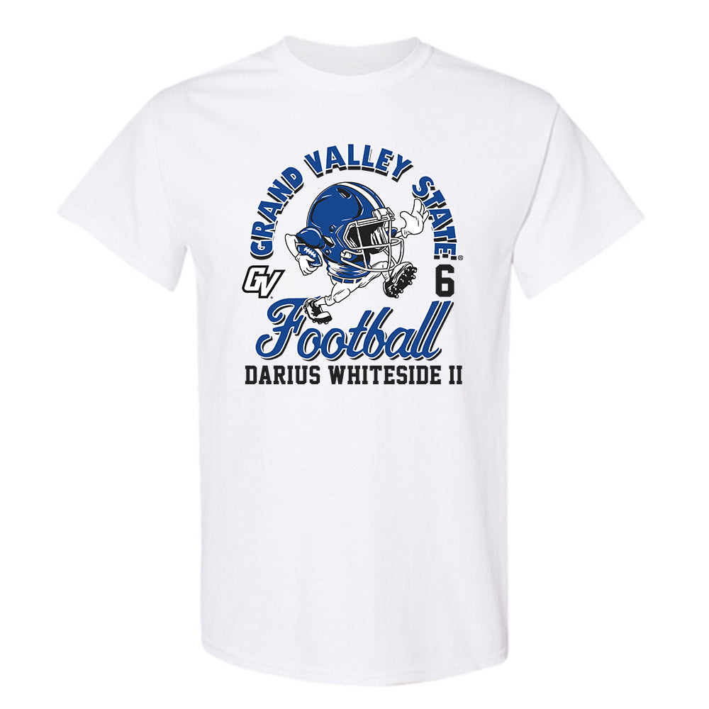 Grand Valley - NCAA Football : Darius Whiteside II - Fashion Shersey T-Shirt-0