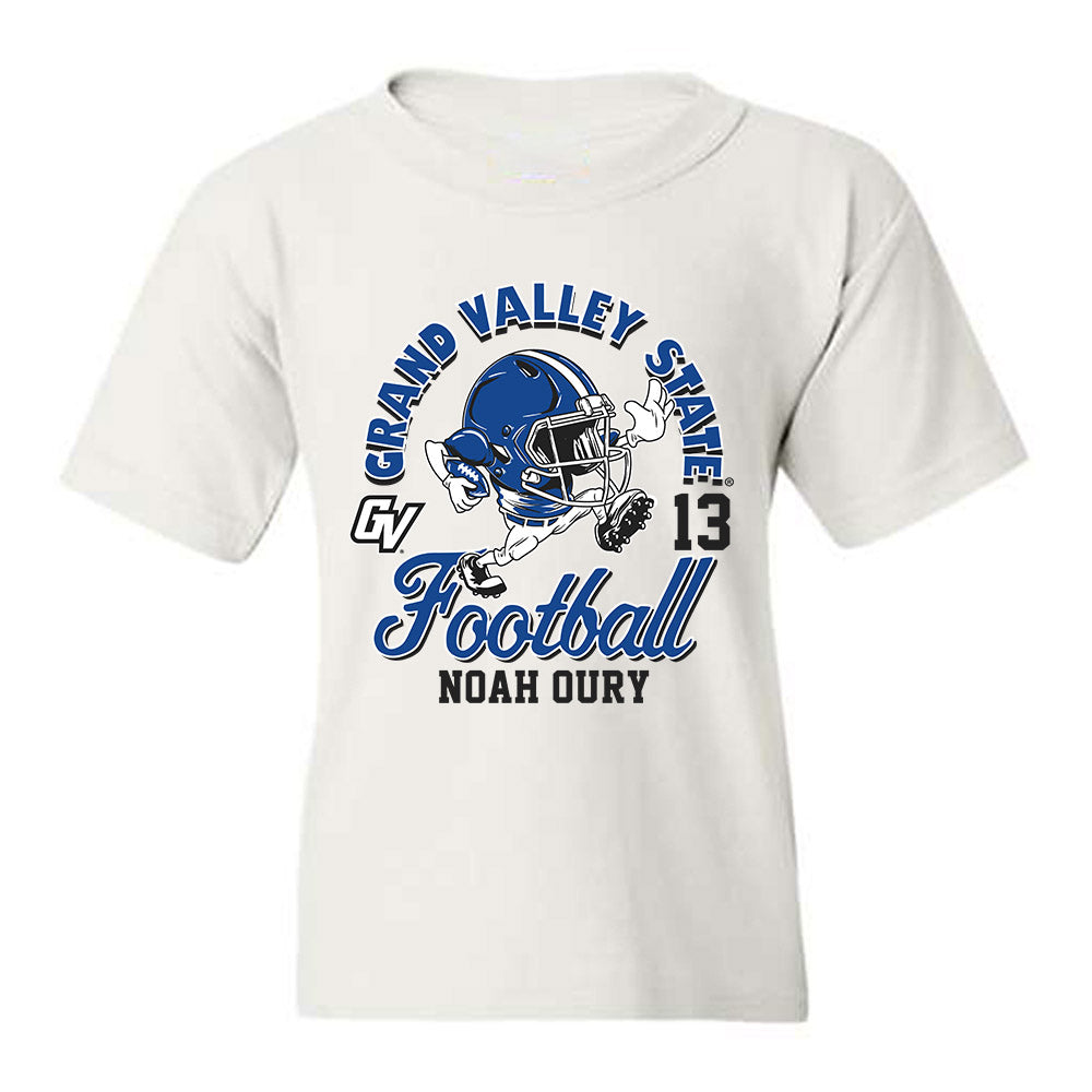 Grand Valley - NCAA Football : Noah Oury - Fashion Shersey Youth T-Shirt-0