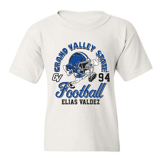 Grand Valley - NCAA Football : Elias Valdez - Fashion Shersey Youth T-Shirt-0