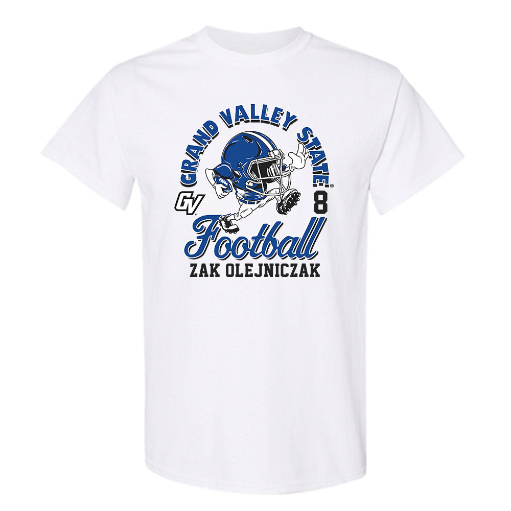 Grand Valley - NCAA Football : Zak Olejniczak - Fashion Shersey T-Shirt-0