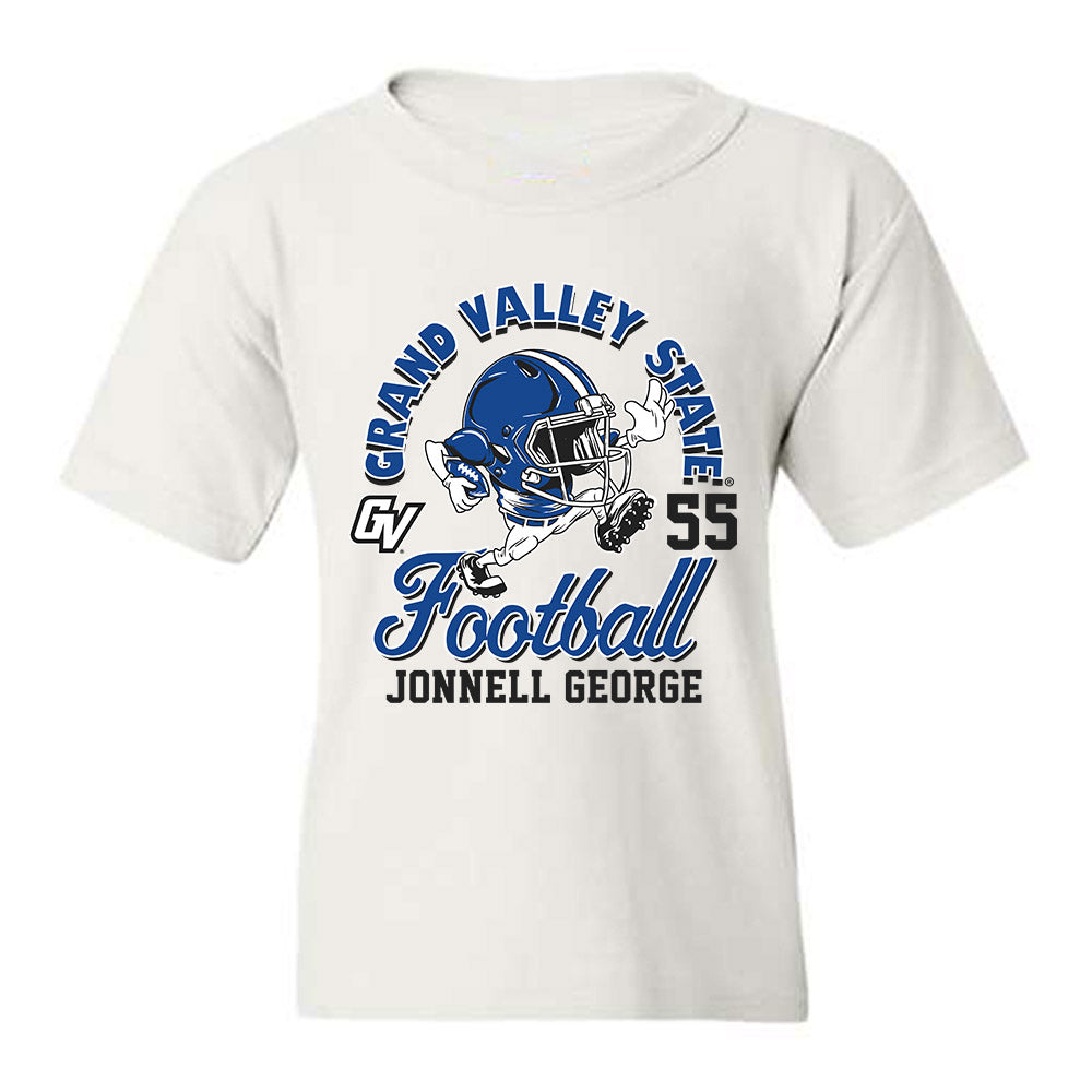 Grand Valley - NCAA Football : Jonnell George - Fashion Shersey Youth T-Shirt-0