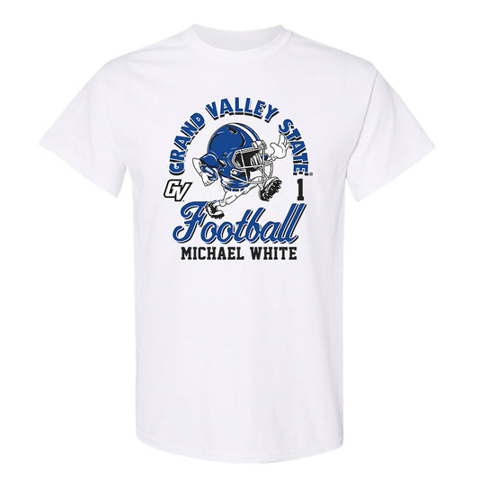 Grand Valley - NCAA Football : Michael White - Fashion Shersey T-Shirt-0