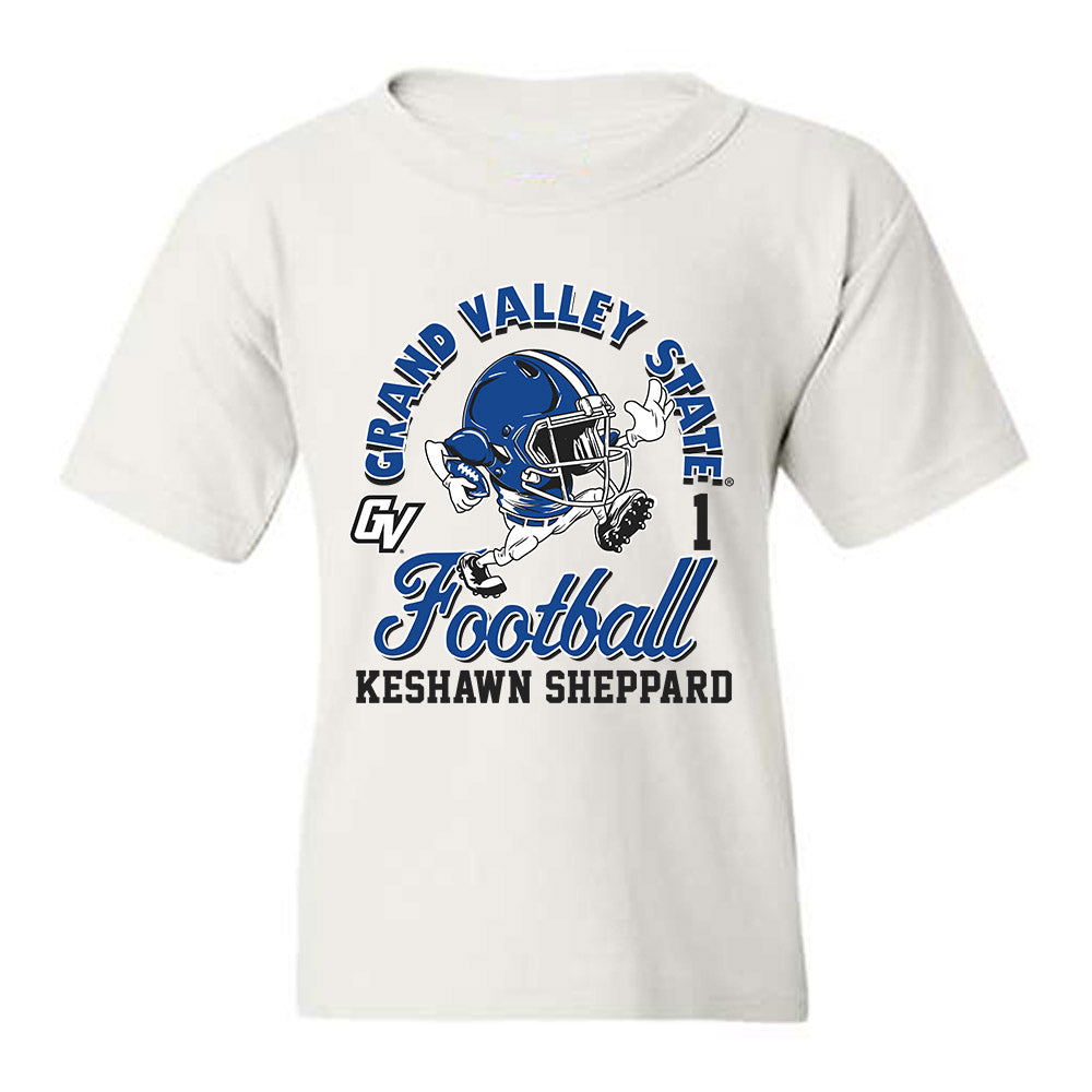 Grand Valley - NCAA Football : Keshawn Sheppard - Fashion Shersey Youth T-Shirt-0