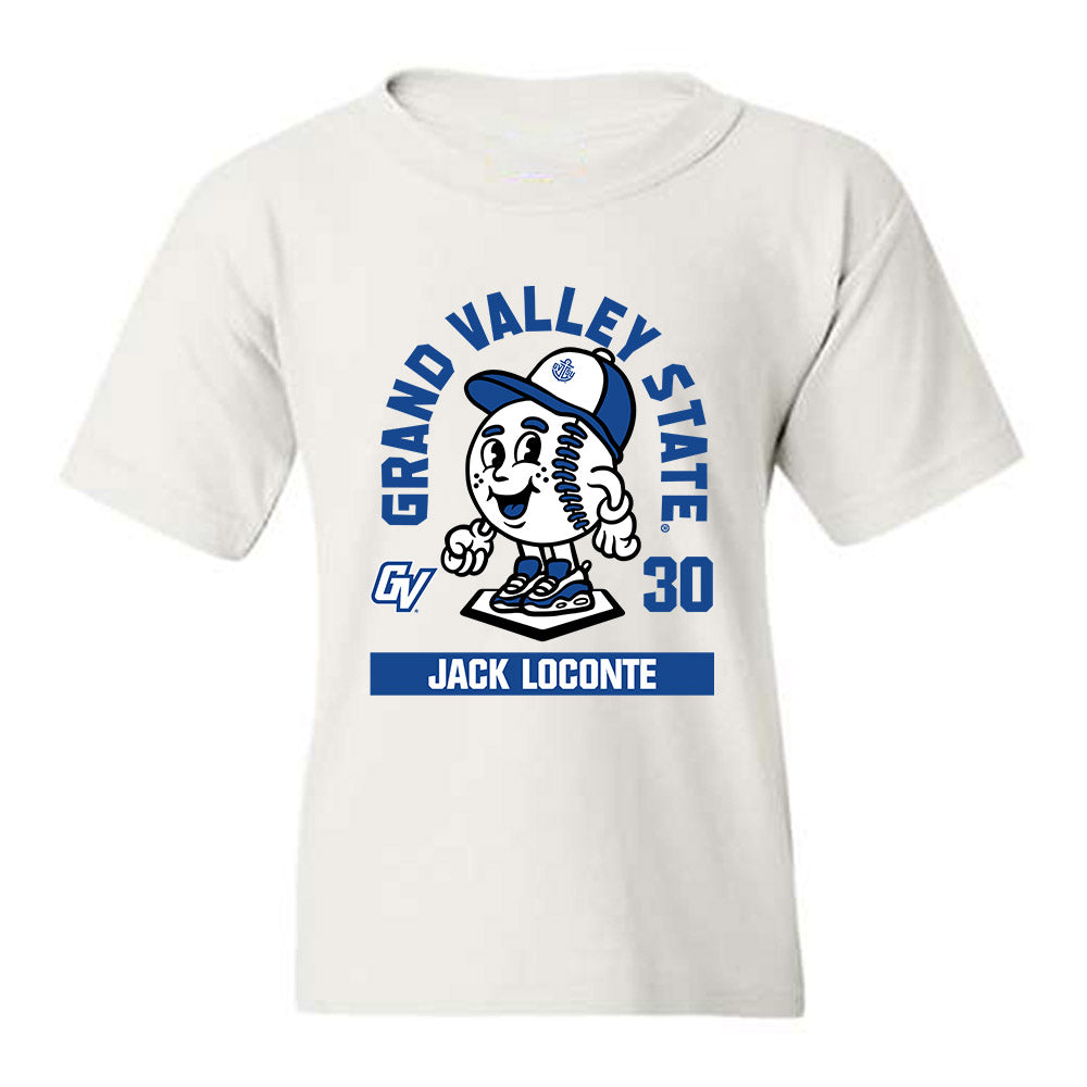 Grand Valley - NCAA Baseball : Jack LoConte - Fashion Shersey Youth T-Shirt-0