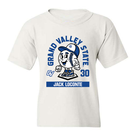 Grand Valley - NCAA Baseball : Jack LoConte - Fashion Shersey Youth T-Shirt-0