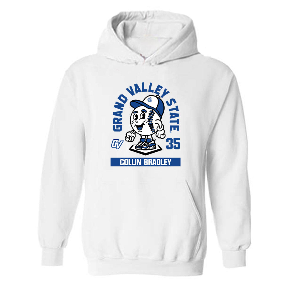 Grand Valley - NCAA Baseball : Collin Bradley - Fashion Shersey Hooded Sweatshirt-0