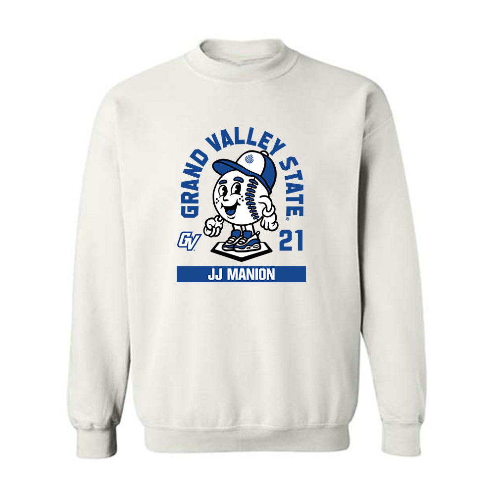 Grand Valley - NCAA Baseball : JJ Manion - Fashion Shersey Crewneck Sweatshirt-0