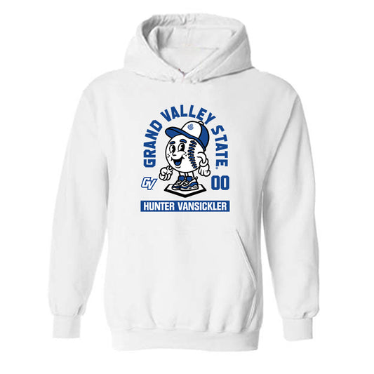 Grand Valley - NCAA Baseball : Hunter VanSickler - Fashion Shersey Hooded Sweatshirt-0