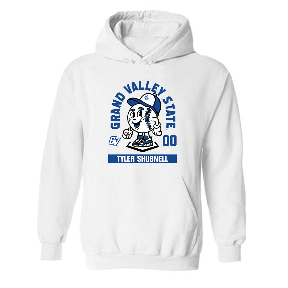Grand Valley - NCAA Baseball : Tyler Shubnell - Fashion Shersey Hooded Sweatshirt-0