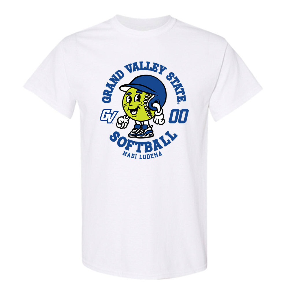 Grand Valley - NCAA Softball : Madi Ludema - Fashion Shersey T-Shirt-0