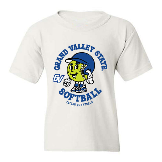 Grand Valley - NCAA Softball : Taylor Dunneback - Fashion Shersey Youth T-Shirt-0