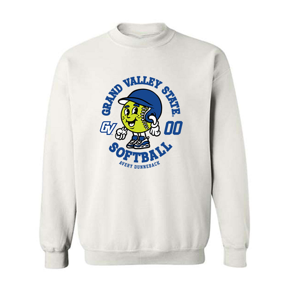 Grand Valley - NCAA Softball : Avery Dunneback - Fashion Shersey Crewneck Sweatshirt-0