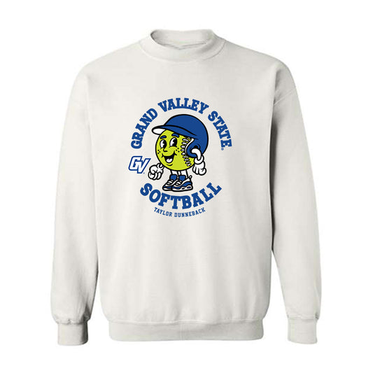 Grand Valley - NCAA Softball : Taylor Dunneback - Fashion Shersey Crewneck Sweatshirt-0