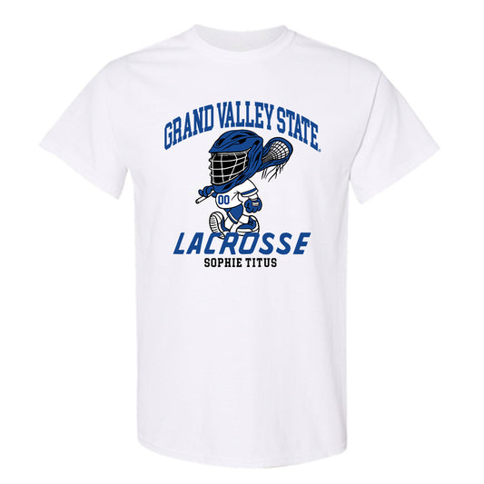 Grand Valley - NCAA Women's Lacrosse : Sophie Titus - Fashion Shersey T-Shirt-0