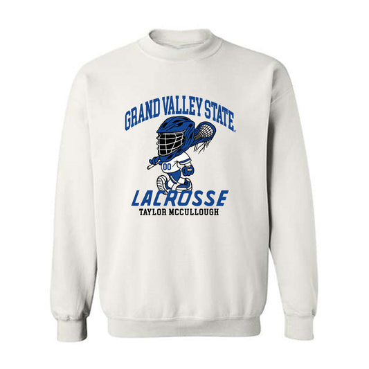 Grand Valley - NCAA Women's Lacrosse : Taylor McCullough - Fashion Shersey Crewneck Sweatshirt-0