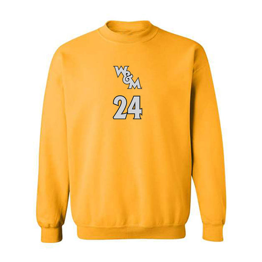 William & Mary - NCAA Men's Basketball : Kaleb Spencer - Replica Shersey Crewneck Sweatshirt-0