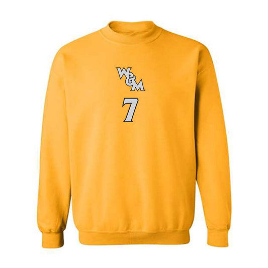 William & Mary - NCAA Women's Basketball : Dynasti Pierce - Replica Shersey Crewneck Sweatshirt-0