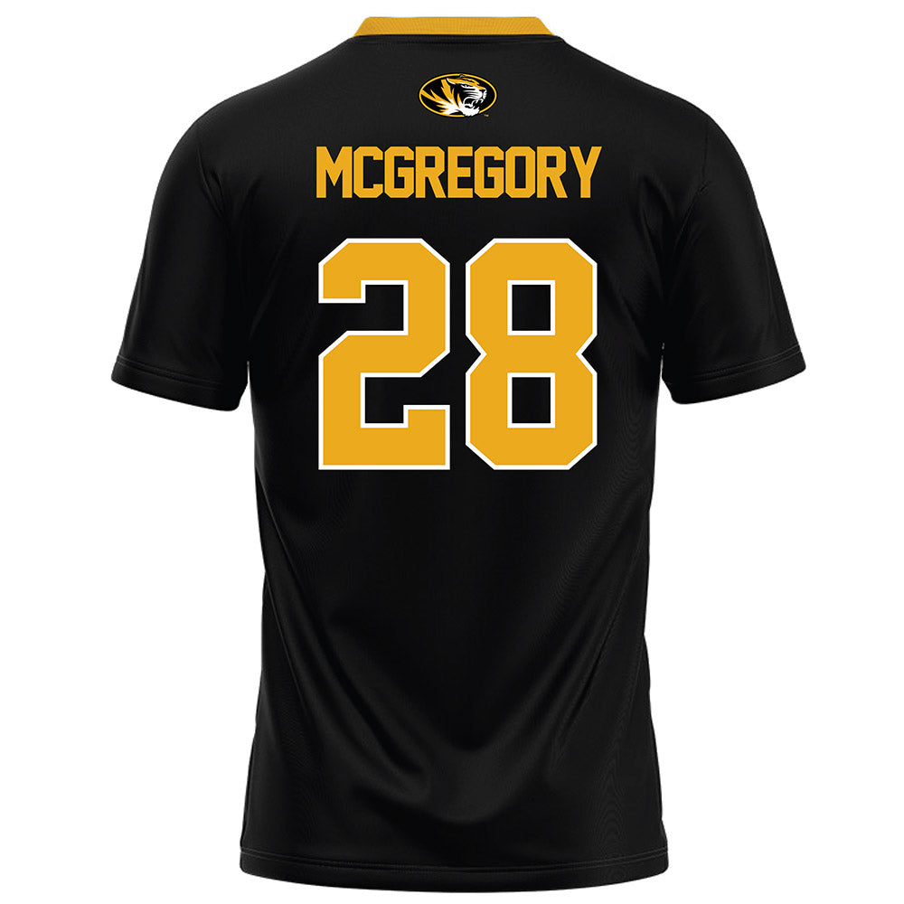 Missouri - NCAA Football : Jayden Mcgregory - Black Football Jersey-1