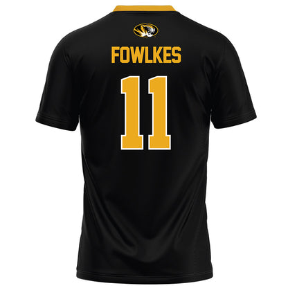 Missouri - NCAA Football : DaMarion Fowlkes - Black Football Jersey-1