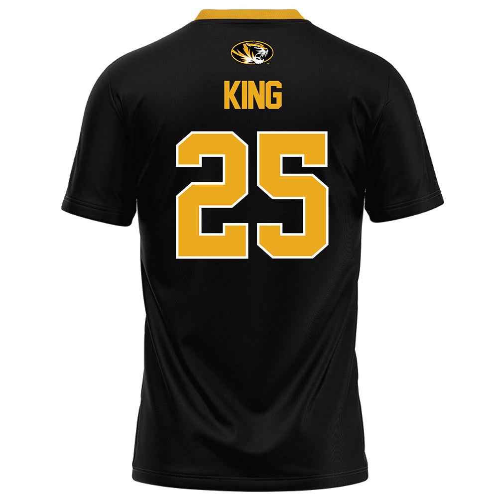 Missouri - NCAA Football : Jason King - Black Football Jersey-1