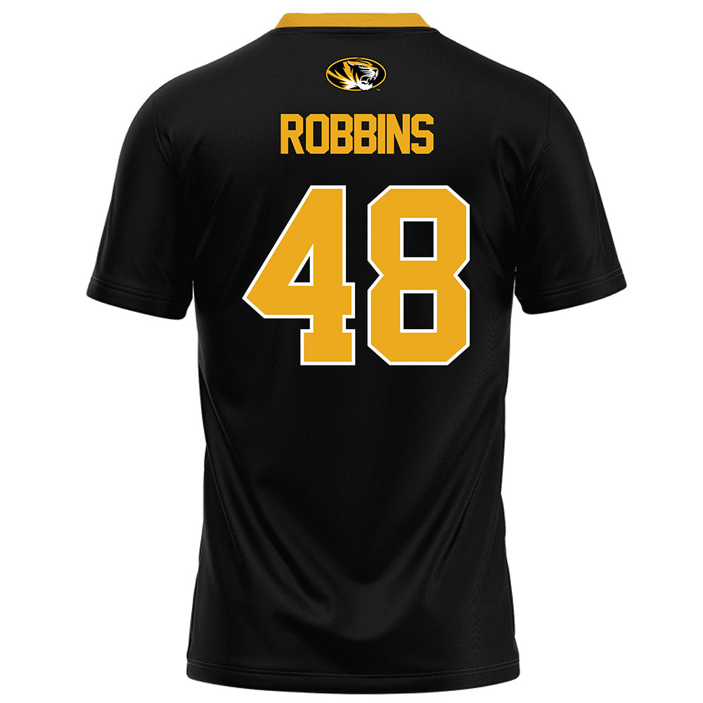 Missouri - NCAA Football : Oliver Robbins - Black Football Jersey-1