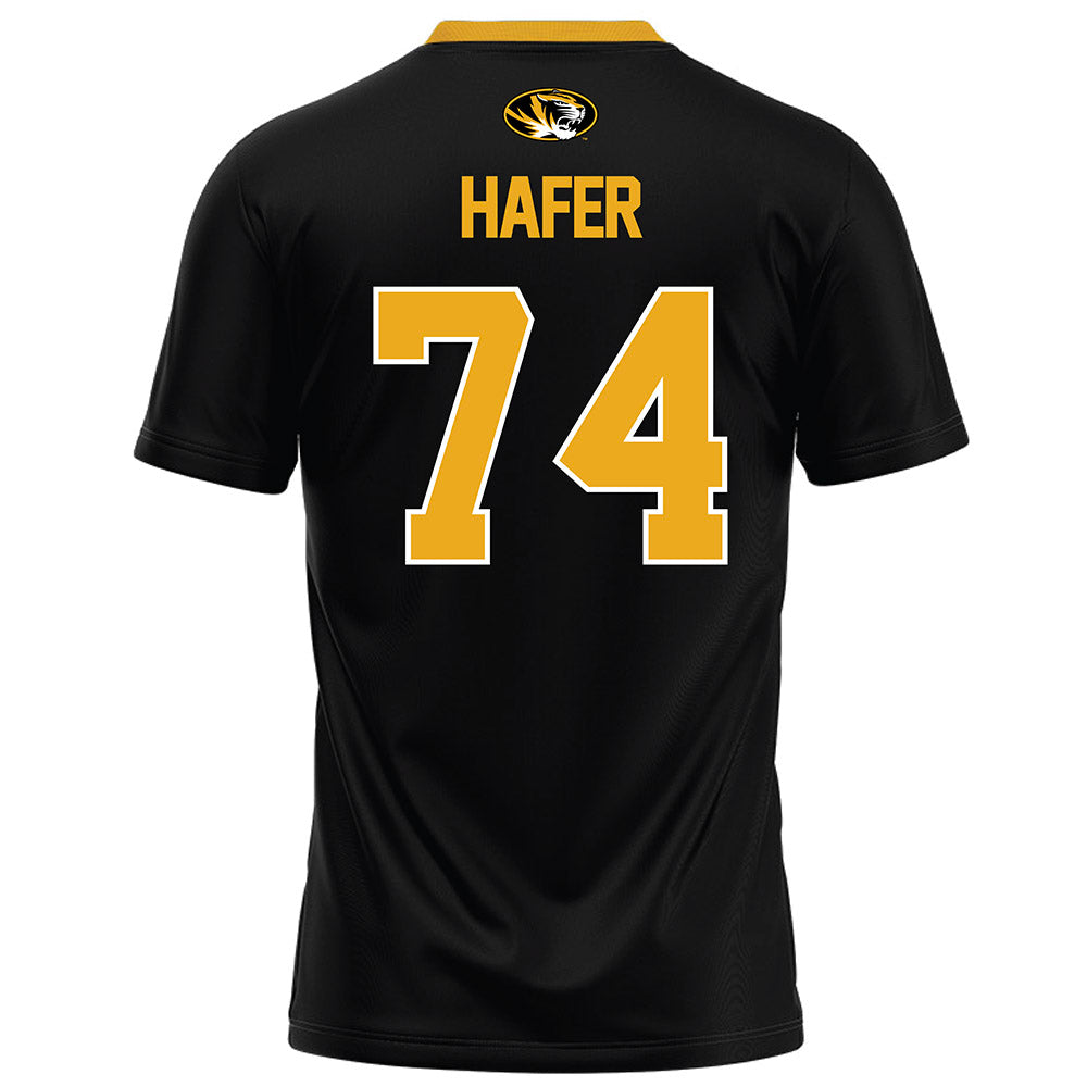 Missouri - NCAA Football : Whit Hafer - Black Football Jersey-1