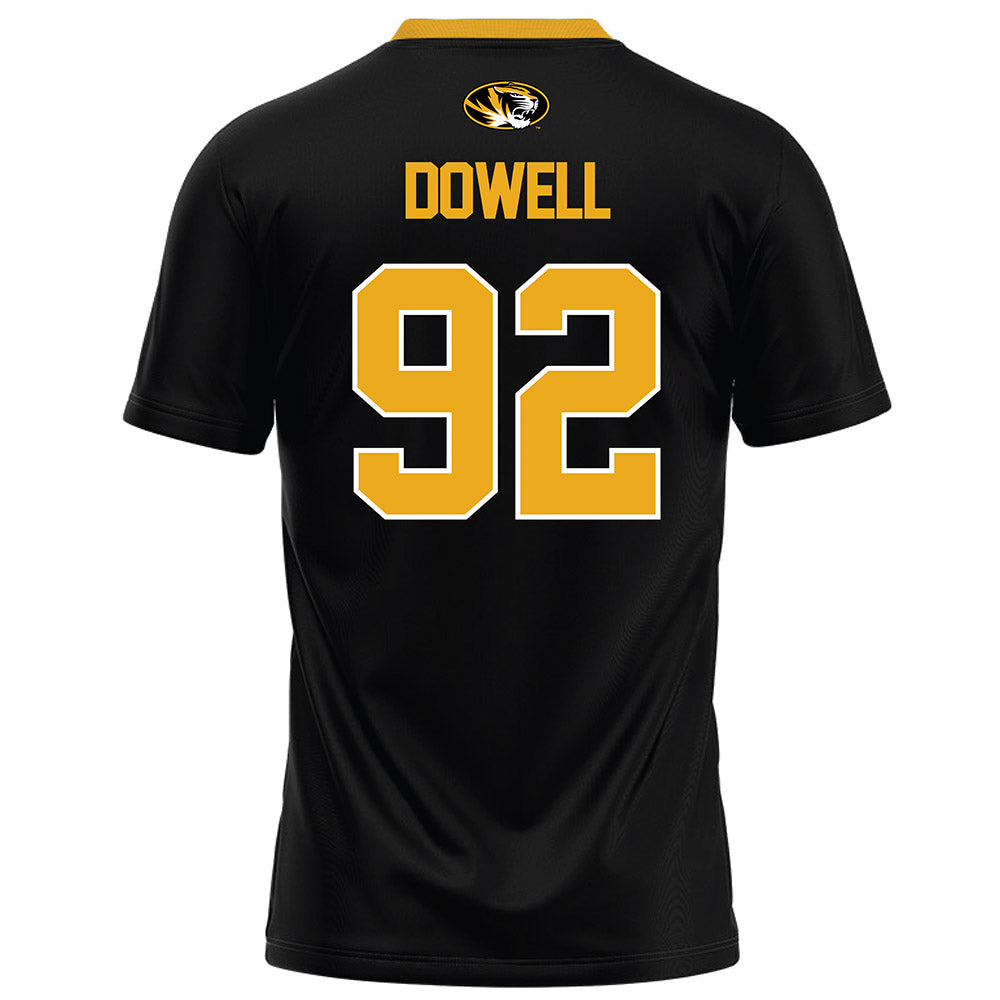 Missouri - NCAA Football : Jason Dowell - Black Football Jersey-1