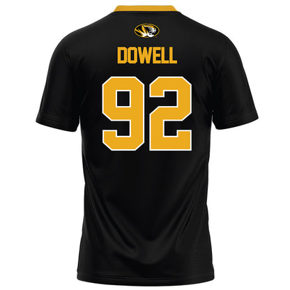 Missouri - NCAA Football : Jason Dowell - Black Football Jersey-1