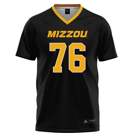 Missouri - NCAA Football : Jack Lange - Black Football Jersey-0