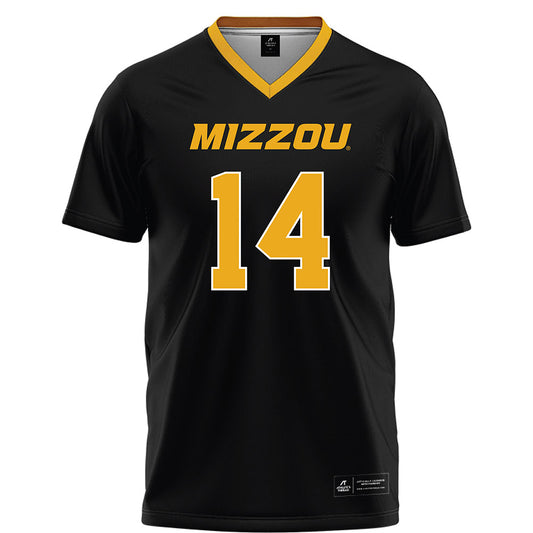 Missouri - NCAA Football : Brett Brown - Black Football Jersey-0