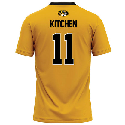 Missouri - NCAA Football : Langden Kitchen - Gold Football Jersey-1