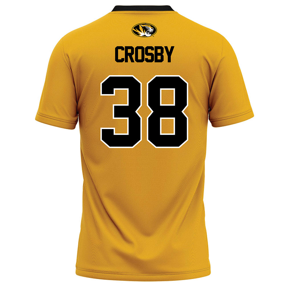 Missouri - NCAA Football : Henry Crosby - Gold Football Jersey-1
