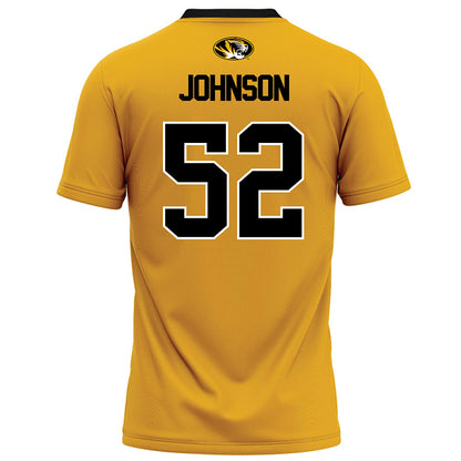 Missouri - NCAA Football : Demarcus Johnson - Gold Football Jersey-1