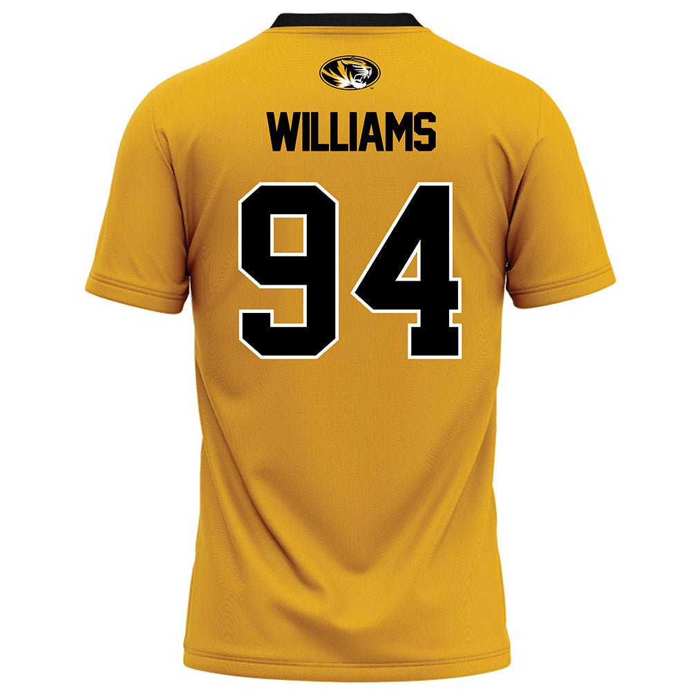 Missouri - NCAA Football : Sam Williams - Gold Football Jersey-1