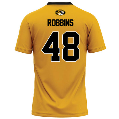 Missouri - NCAA Football : Oliver Robbins - Gold Football Jersey-1