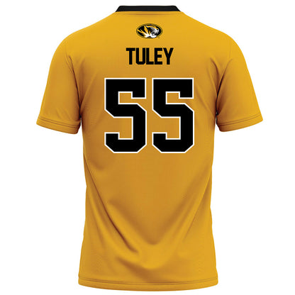 Missouri - NCAA Football : Cavan Tuley - Gold Football Jersey-1