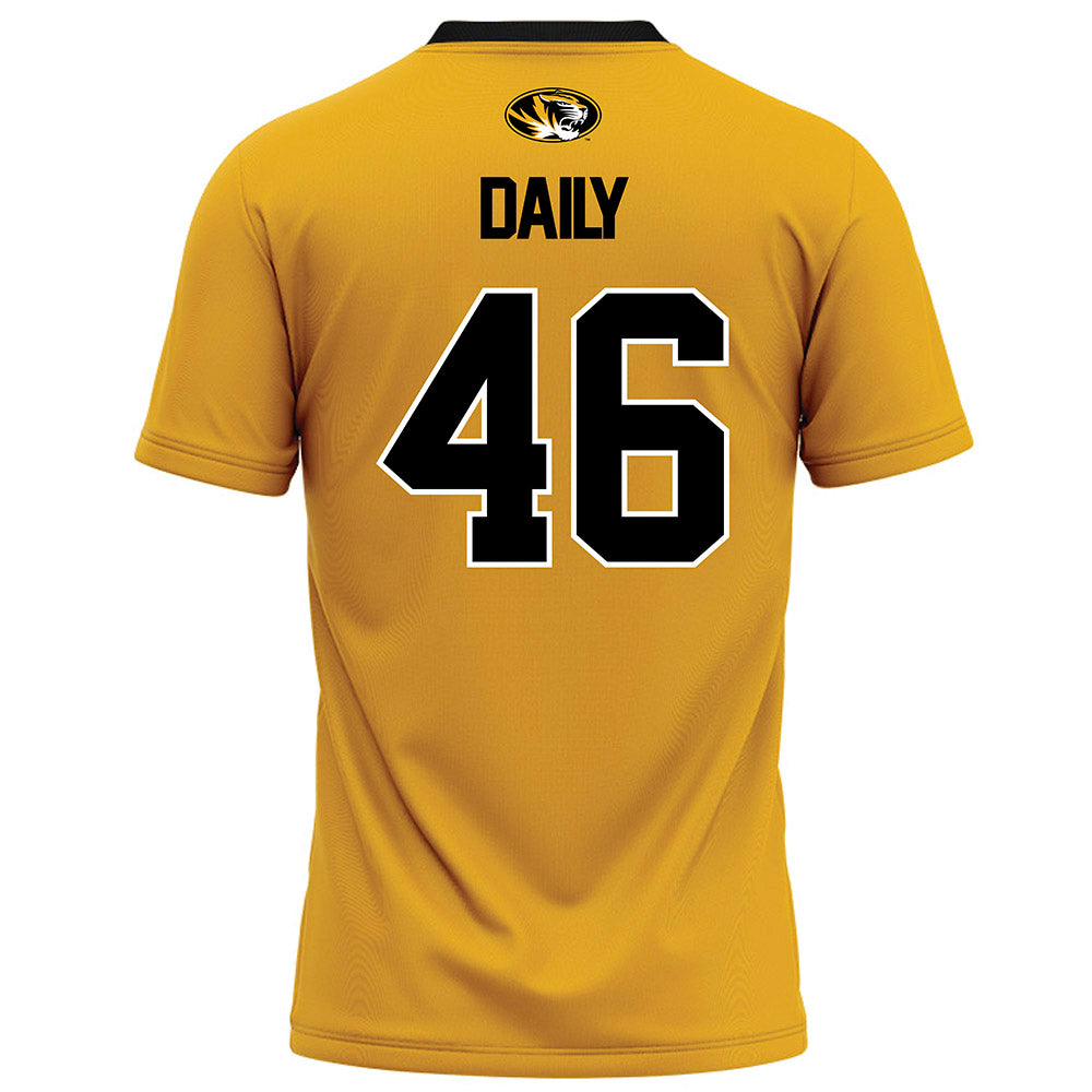 Missouri - NCAA Football : Jackson Daily - Gold Football Jersey-1
