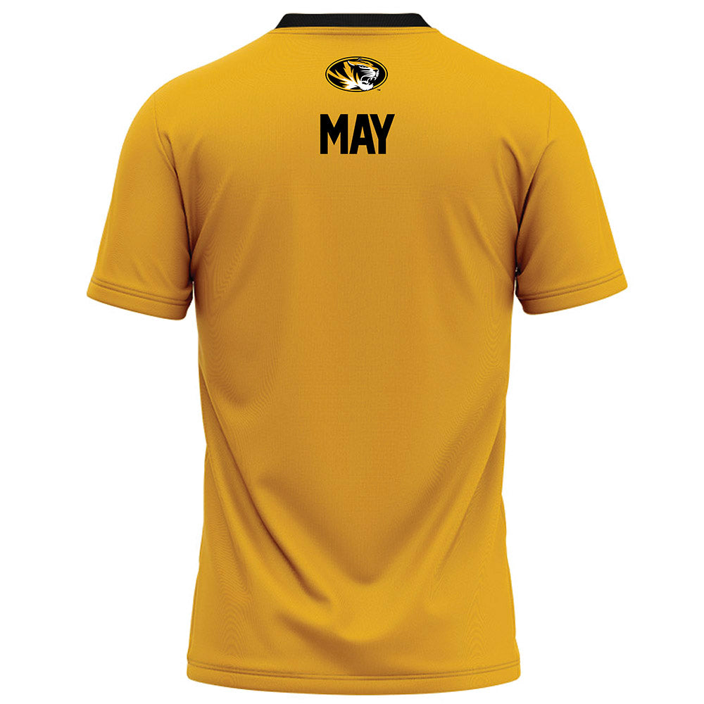 Missouri - NCAA Football : CJ May - Gold Football Jersey-1