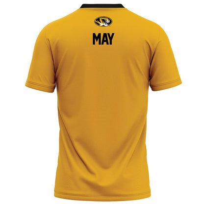 Missouri - NCAA Football : CJ May - Gold Football Jersey-1
