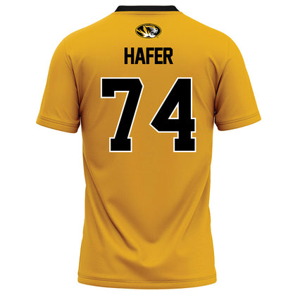 Missouri - NCAA Football : Whit Hafer - Gold Football Jersey-1