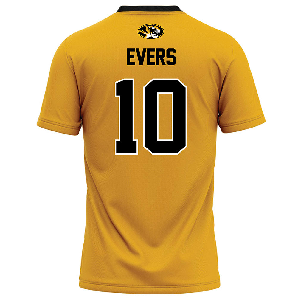 Missouri - NCAA Football : Nick Evers - Gold Football Jersey-1